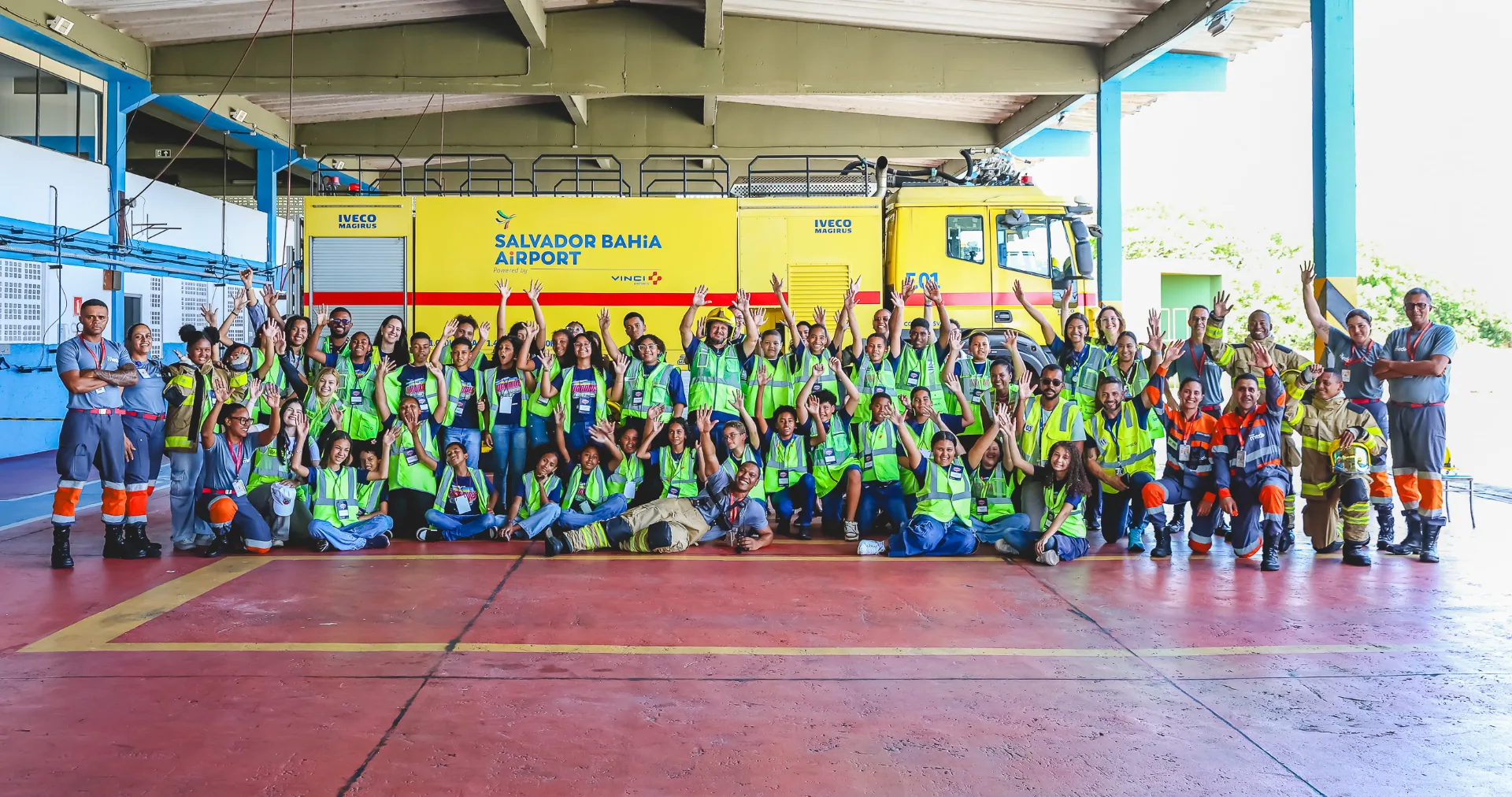 Imagem de Salvador Bahia Airport abre as portas para 50 estudantes da rede pública e leva lições de segurança operacional à comunidade